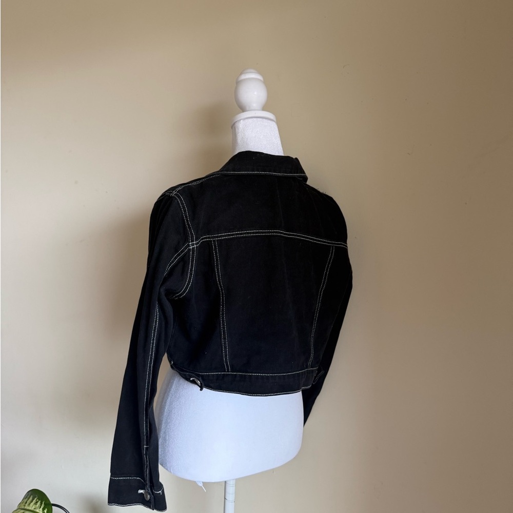 Forever 21 Black Denim Jacket - Picture 7 of 10